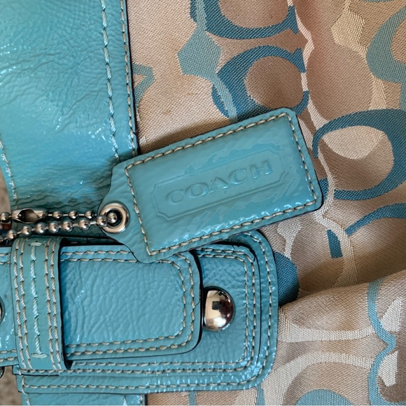 Coach blue bag - Picture 8 of 8